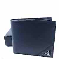 小物 Prada Perforated Leather Compact Wallet Amazon.com: Prada, Pre-Loved Yellow Perforated Leather